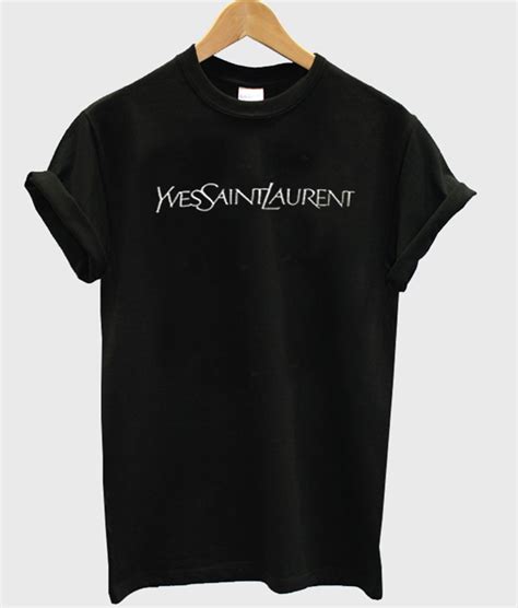 yves saint laurent t shirt damen grau|yves Saint Laurent shirts sale.